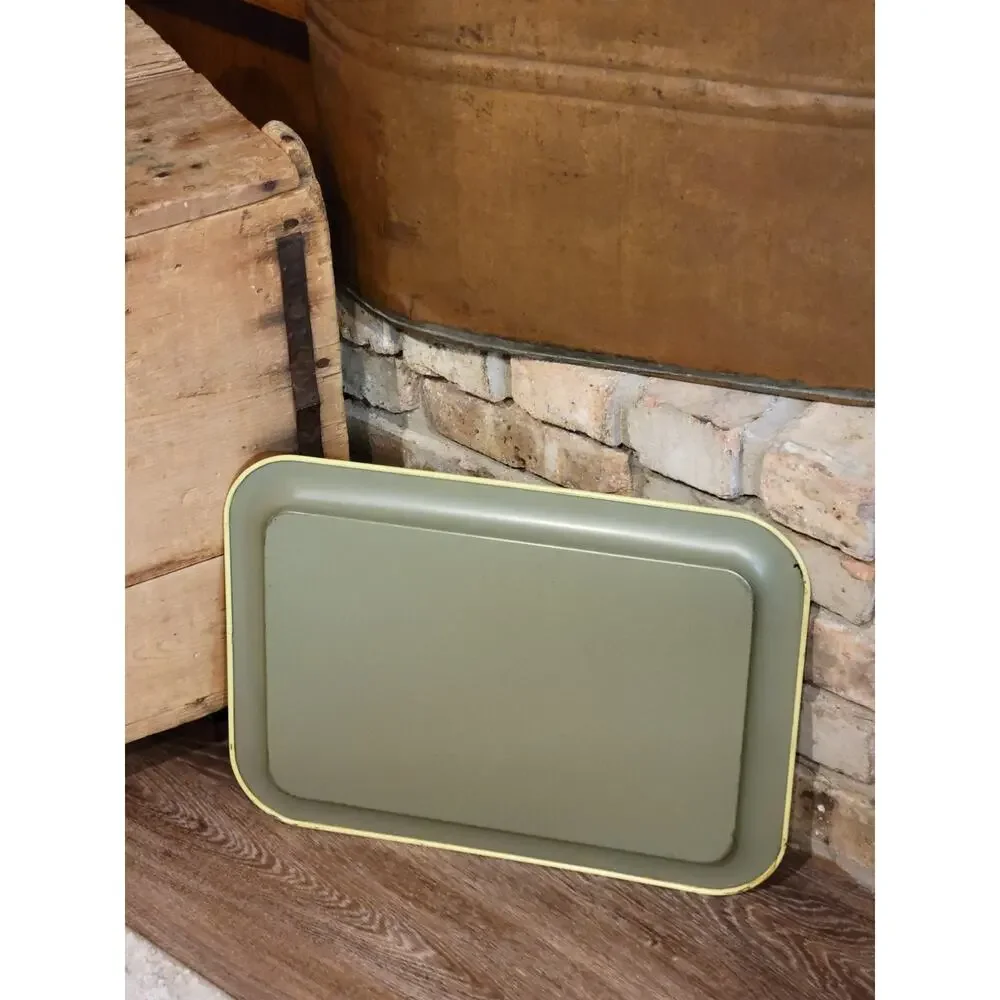 Vintage green serving